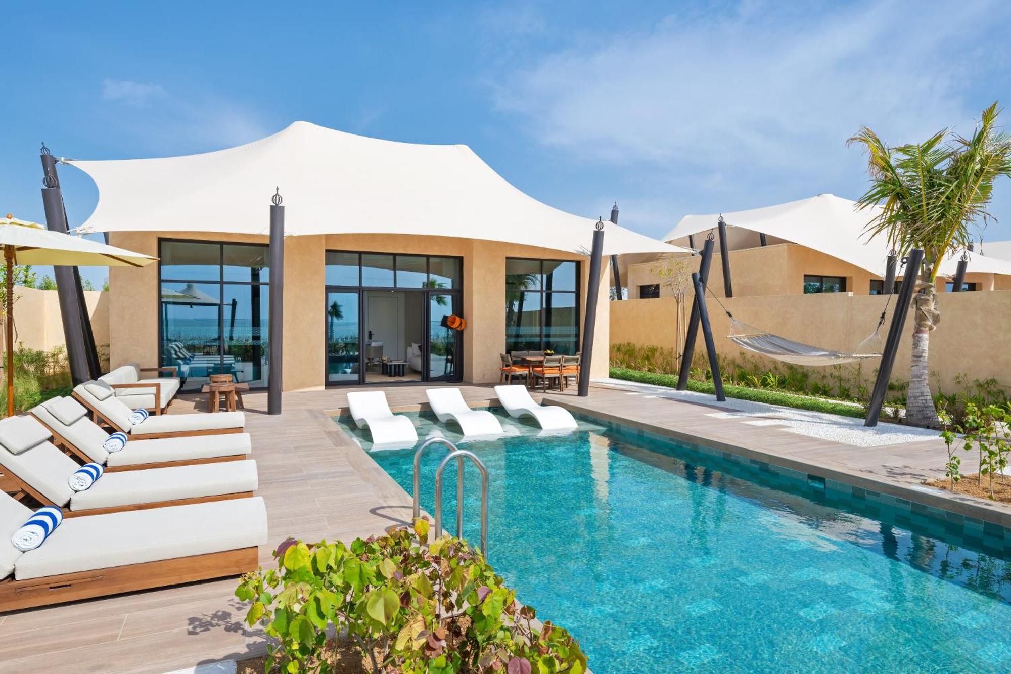 Bab Al Nojoum Hudayriyat Villas 阿布扎比 外观 照片