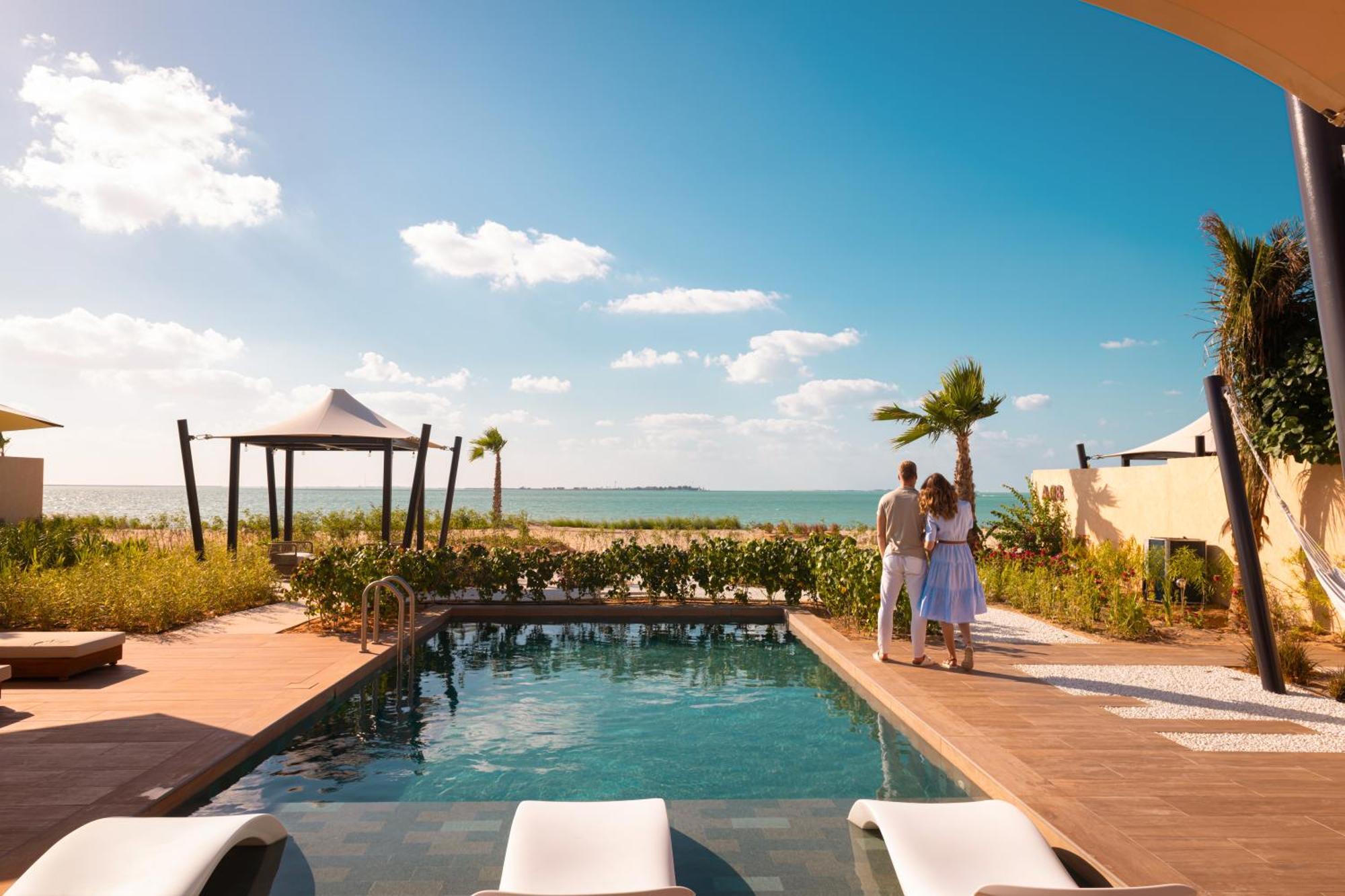 Bab Al Nojoum Hudayriyat Villas 阿布扎比 客房 照片