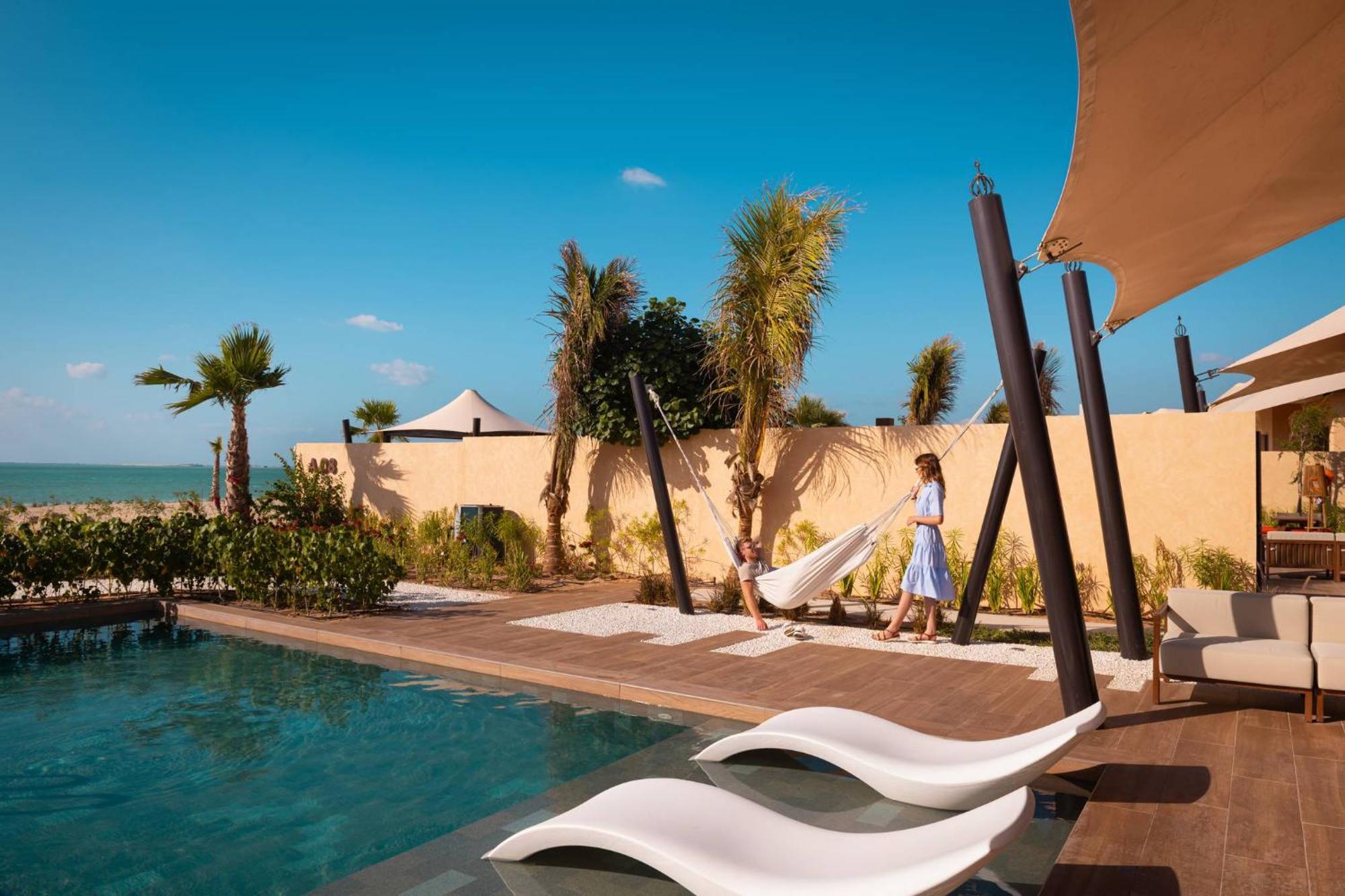 Bab Al Nojoum Hudayriyat Villas 阿布扎比 外观 照片