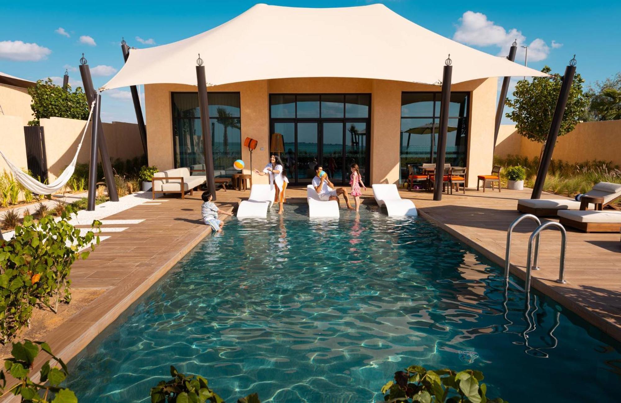 Bab Al Nojoum Hudayriyat Villas 阿布扎比 外观 照片